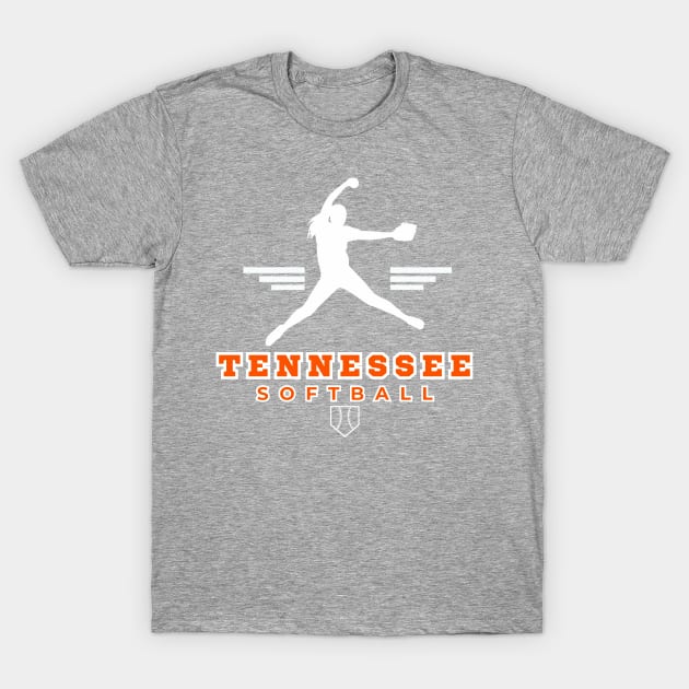 Tennessee Lady Vols Softball T-Shirt by College Town Apparel